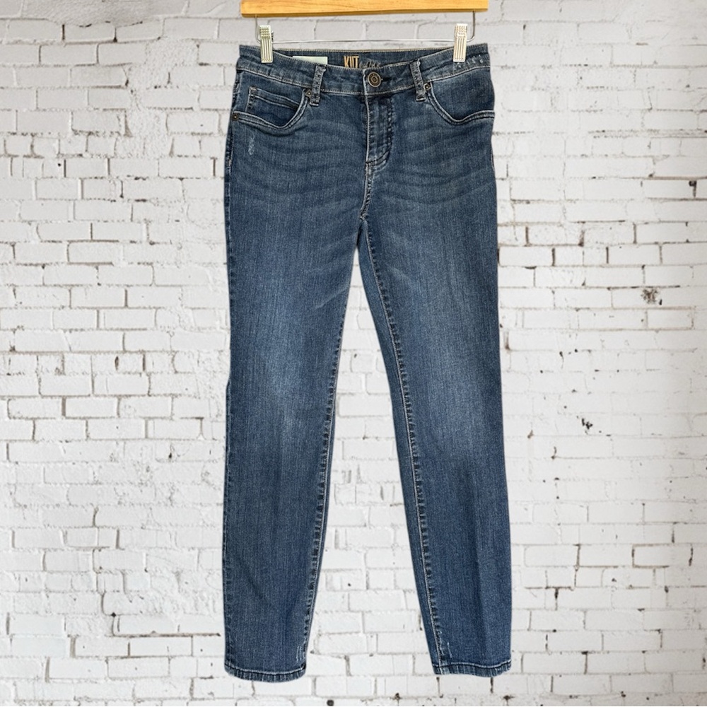 Kut from the Kloth Katy Boyfriend Women's Blue Jeans Medium Wash Size 2